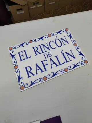 Azulejo decorativo El Rincón de Rafalín