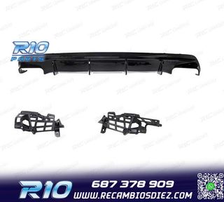 DIFUSOR MERCEDES CLA C117 AMG 13-15 LOOK CLA45 NEGRO BRILLO