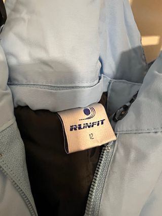 Pantalón de esquí niño azul con tirantes