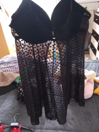 Lote tops Verano Mujer Rojo, y top negro talla 90