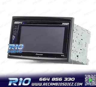 MARCO NEGRO RADIO 2-DIN PARA CITROEN C2 C3 BERLINGO JUMPY FI