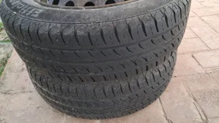 4 Rueda 175/65 R14 82T con llanta de chapa