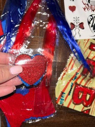 Costume Harley Quinn bambina taglia  6 anni