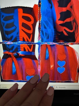 Costume Harley Quinn bambina taglia  6 anni