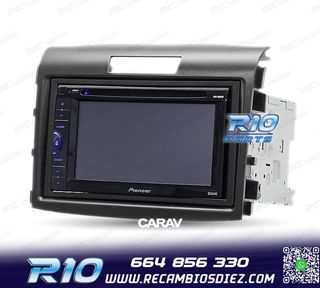 MARCO NEGRO RADIO 2-DIN PARA HONDA CR-V 12-17