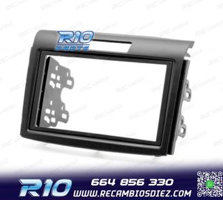 MARCO NEGRO RADIO 2-DIN PARA HONDA CR-V 12-17