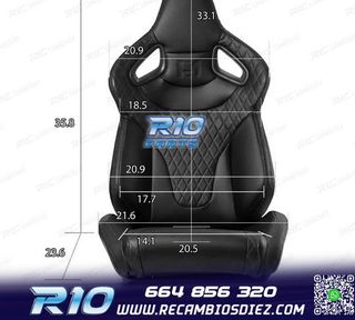 KIT ASIENTO BAQUET UNIVERSAL CUERO NEGRO ESTILO SPORTSTER CU