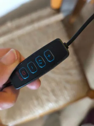 Aro de luz con trípode y soporte móvil