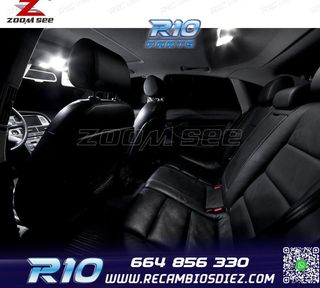 KIT 20 BOMBILLAS LED INTERIOR AUDI A6 S6 RS6 C6 AVANT 2005-2
