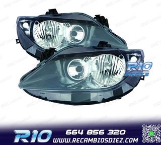 FAROS PARA SEAT IBIZA VI 09-12 FONDO NEGRO