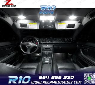 KIT 22 BOMBILLAS LED INTERIOR AUDI A4 S4 RS4 B6 B7 SEDAN SÓ