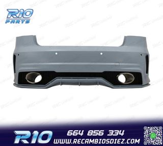 PARAGOLPES TRASERO AUDI A3 8V SEDAN 12-16 LOOK RS3