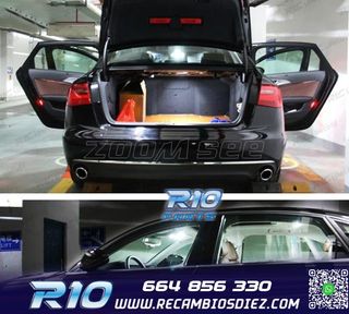 KIT 16 BOMBILLAS LED INTERIOR AUDI A6 S6 RS6 C7 SEDAN 12-17
