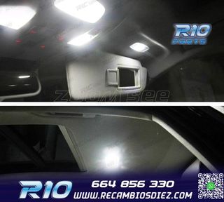 KIT 16 BOMBILLAS LED INTERIOR AUDI A6 S6 RS6 C7 SEDAN 12-17