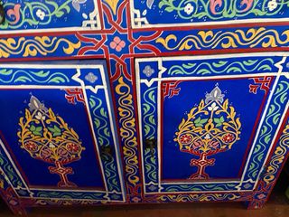 Precioso Mueble azul pintado a mano