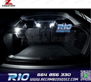 KIT 16 BOMBILLAS LED INTERIOR AUDI A3 S3 8 P 2006 -2013