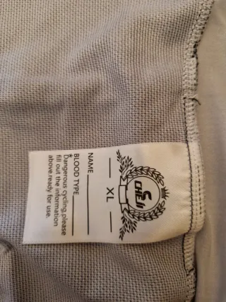 Maillot Ciclismo Cheji Talla XL Rojo/Negro