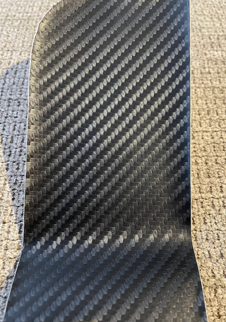 Pegatina de parachoques de maletero X1 carbono