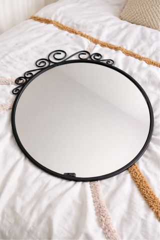 Espejo Redondo de Pared Ikea Negro- Ekne