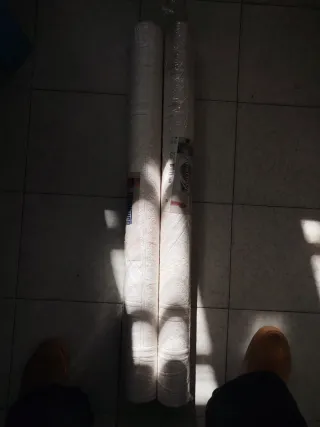 Revestimiento mural blanco pintable