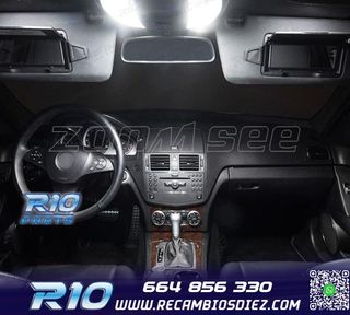 KIT 19 BOMBILLAS LED INTERIOR PARA MERCEDES CLASE ML W163 ML