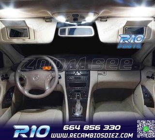 KIT 23 BOMBILLAS LED INTERIOR MERCEDES E CLASE W212 SEDAN CO