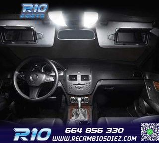KIT 21 BOMBILLAS LED INTERIOR MERCEDES CLASE E W210 95-01