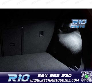 KIT 12 BOMBILLAS LED INTERIOR PARA VOLKSWAGEN VW POLO MK4 9N