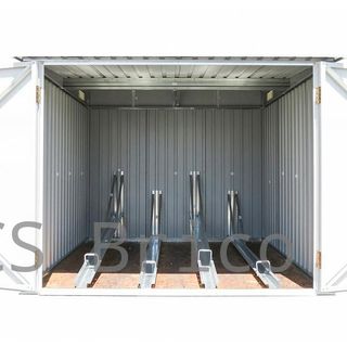 Caseta Metálica Guarda Bicicletas 202x196x140 cm - Duramax