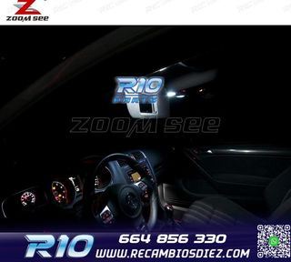 KIT 14 BOMBILLAS LED INTERIOR PARA VOLKSWAGEN VW GTI GOLF6 G