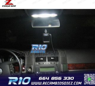 KIT 18 BOMBILLAS LED INTERIOR PARA VOLKSWAGEN VW TOUAREG I 7