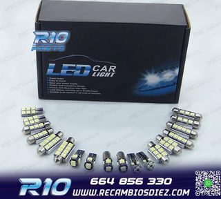 KIT 14 BOMBILLAS LED INTERIOR PARA VOLKSWAGEN VW GOLF 5 ESTA