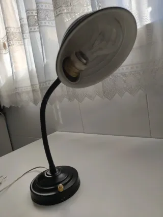 Flexo Vintage Negro Metal y Plástico