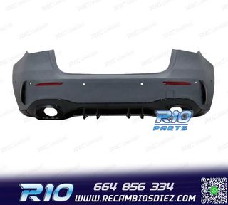 PARAGOLPES TRASERO MERCEDES CLASE A W177 LOOK A35 + COLAS E