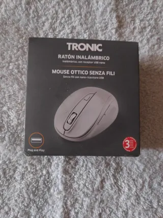 Ratón inalámbrico Tronic blanco