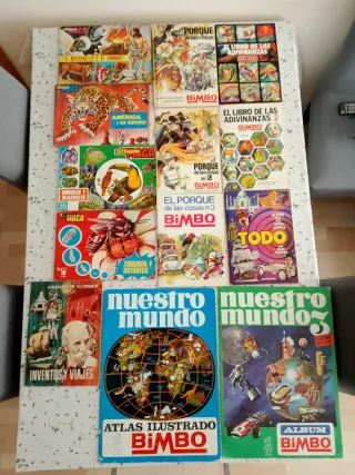 Lote Álbumes Cromos Bimbo
