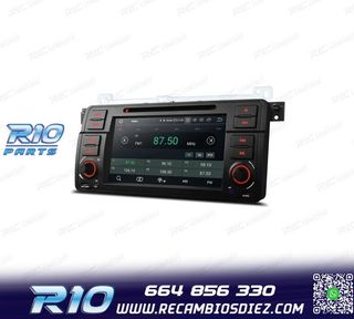 RADIO GPS ANDROID 13 BMW SERIE 3 E46 PANTALLA TÁCTIL 7"