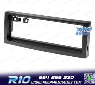 MARCO NEGRO RADIO 1-DIN PARA PEUGEOT CITROEN