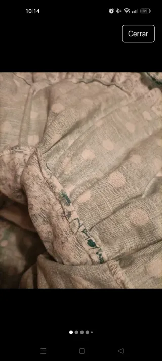 Traje de flamenca canastero turquesa y blanco