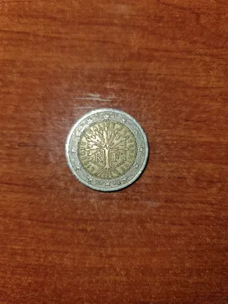 Moneda 2 euros Francia 2000