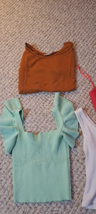 Lote  tops  camisetas talla S