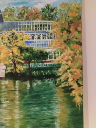 Cuadro, pintura al óleo sobre lienzo