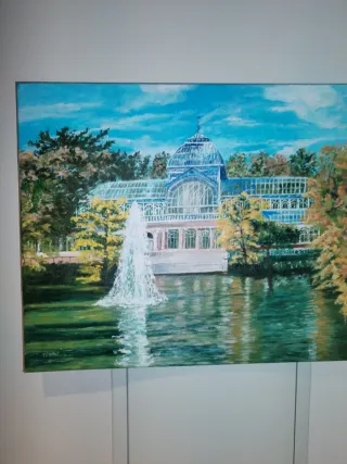 Cuadro, pintura al óleo sobre lienzo