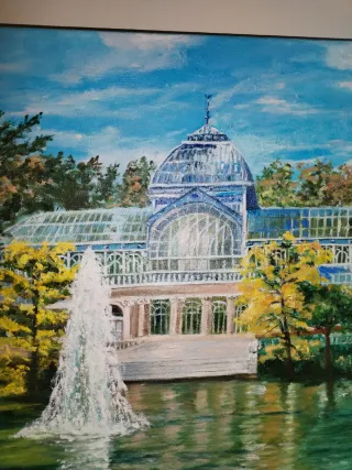 Cuadro, pintura al óleo sobre lienzo