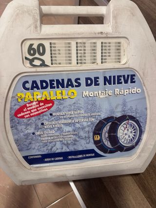 Cadenas para nieve
