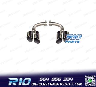 COLAS ESCAPE PORSCHE CAYENNE 17- LOOK S CROMO