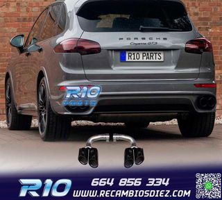 COLAS ESCAPE PORSCHE CAYENNE 17- LOOK GTS NEGRO