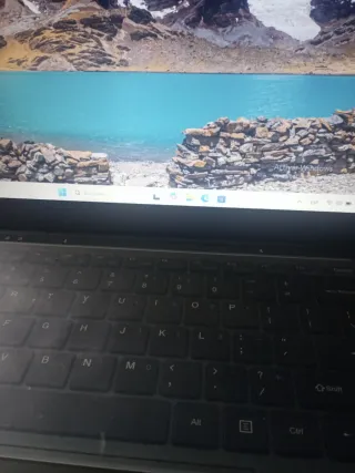 Portátil Notebook Marrón y Negro