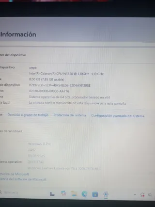 Portátil Notebook Marrón y Negro