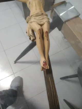 Cristo crucificado madera de naranjo